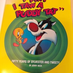 "I Tawt I Taw A Puddy Cat" 50 Years of Sylvester & Tweety Jerry Beck 1991 VTG